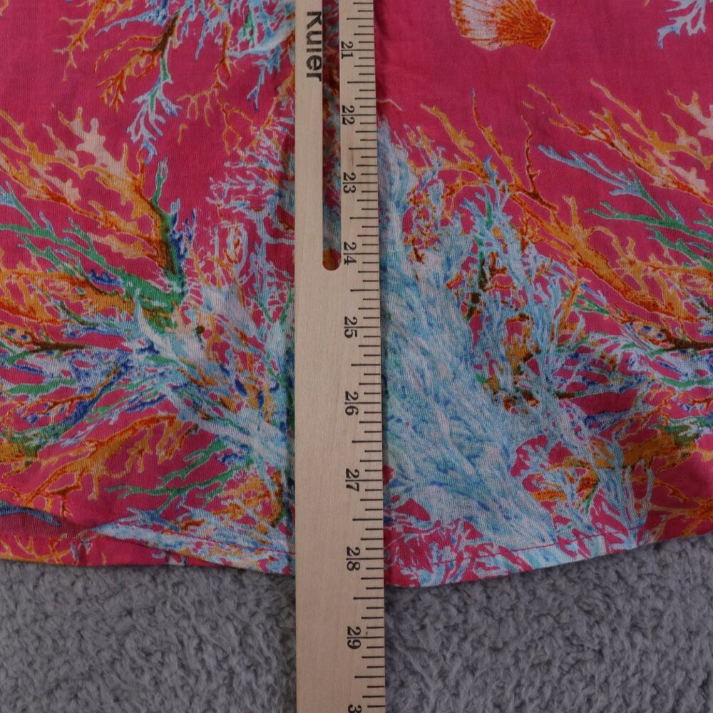 Amtica Santoria Top Womens S Pink Colorful Embroidery Boho by Giacomo Cinque - Picture 11 of 12